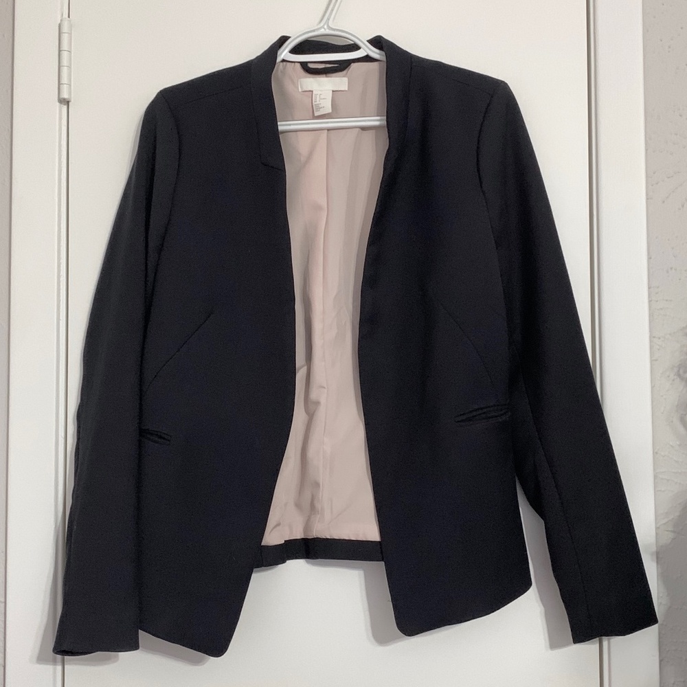 H&M | Navy Open Blazer NWOT
